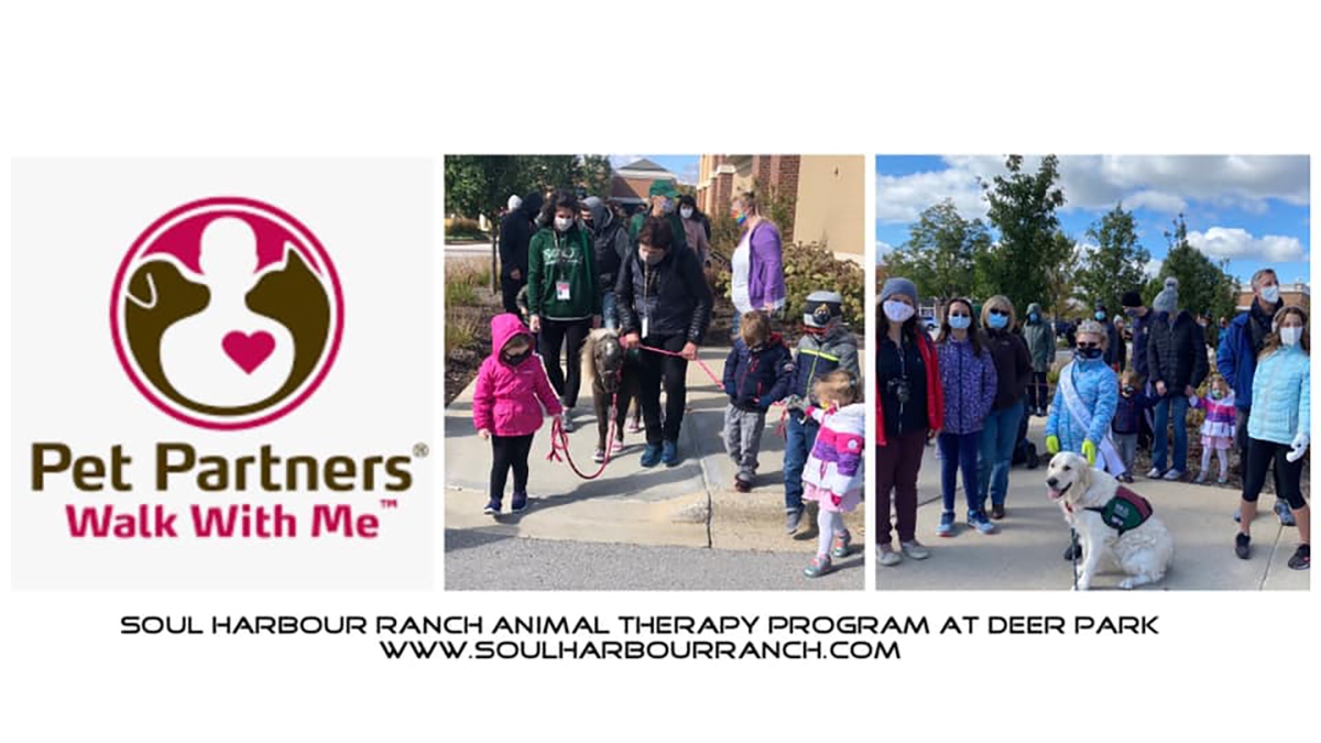 Walk With Me with SOUL Harbor Ranch Therapy Animals at Deer Park Town Center